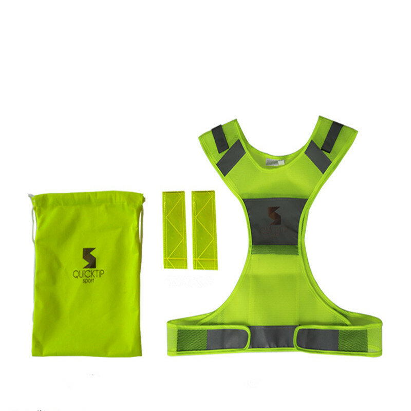 Running 360? Reflective Vest Kids Adjustable Waist Night Safety Vest with Reflective Bands for Elect