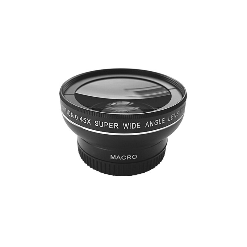

KOMERY 0.45x37mm 2X Wide Angle Lens Macro Micro Single Camera Additional Lens