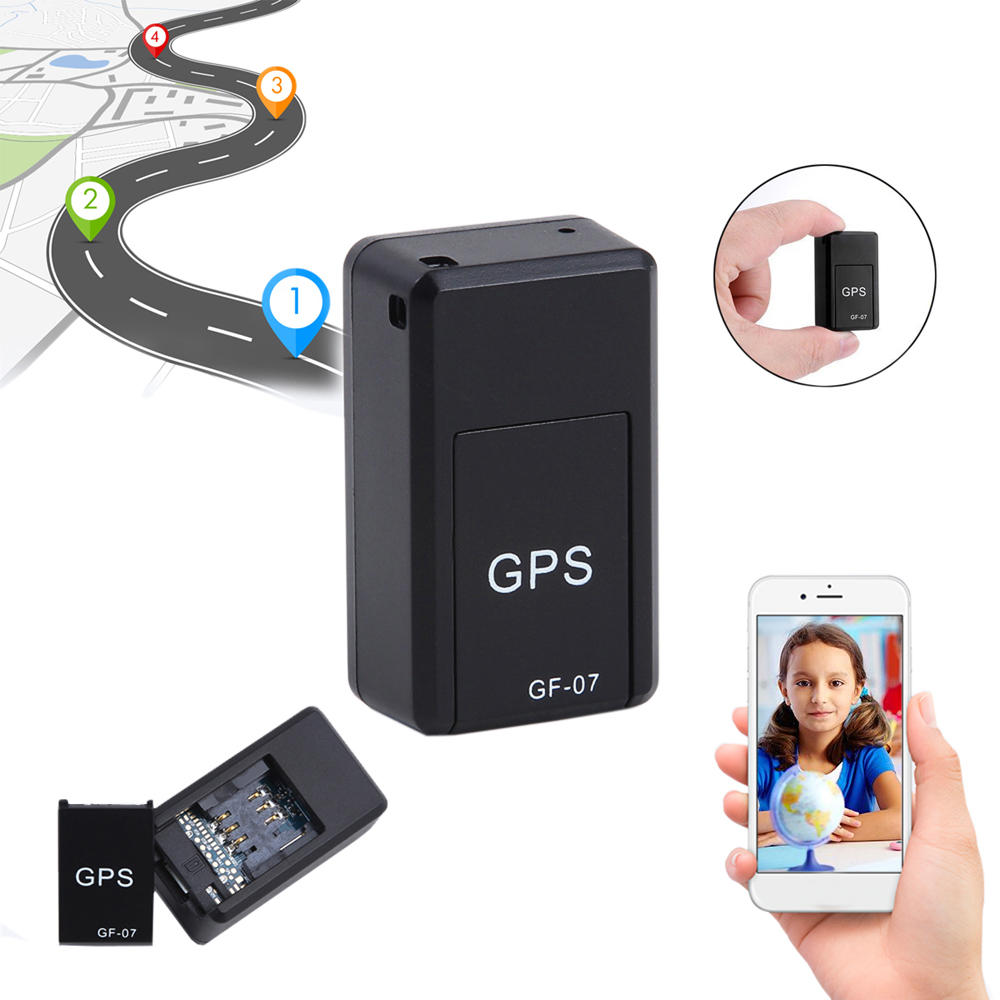 HK GF07 Mini GPS  Real Time Car Locator Tracker Magnetic GSM//GPRS Tracking Devi