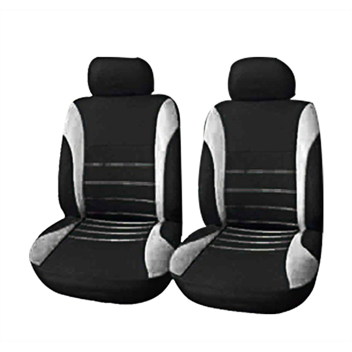4 pack universal car seat cover set front rear head rests full set auto cover
