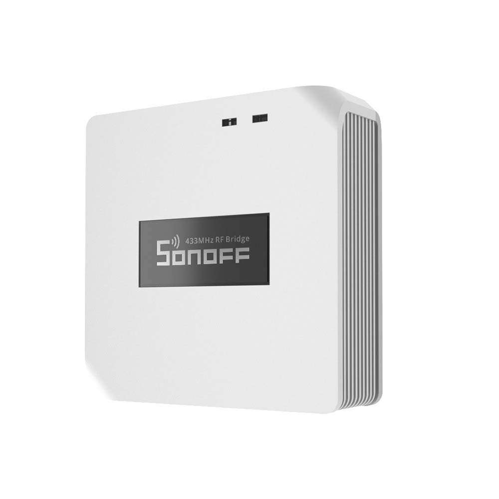 

SONOFF RF Bridge R2 433MHz RF to WiFi Wireless Gateway Smart Home Hub Security Remote Control Support DW2-RF PIR3-RF Sen