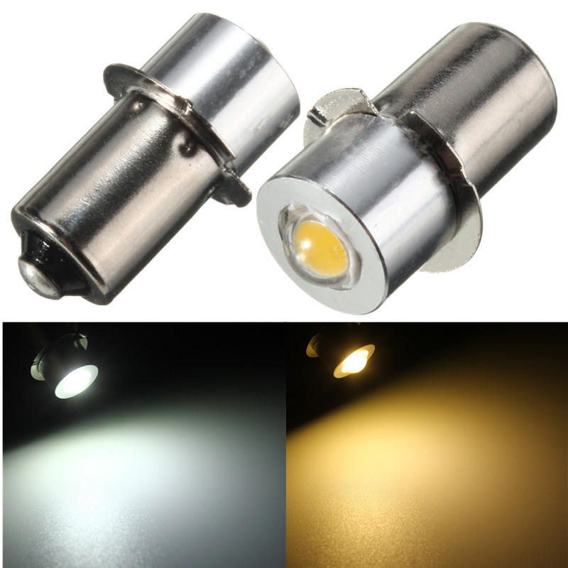 P13.5S?PR2?LED-zaklamp?Lamp?1W?Binnen Bike Torch Spot Replacement Lamp DC3-18V