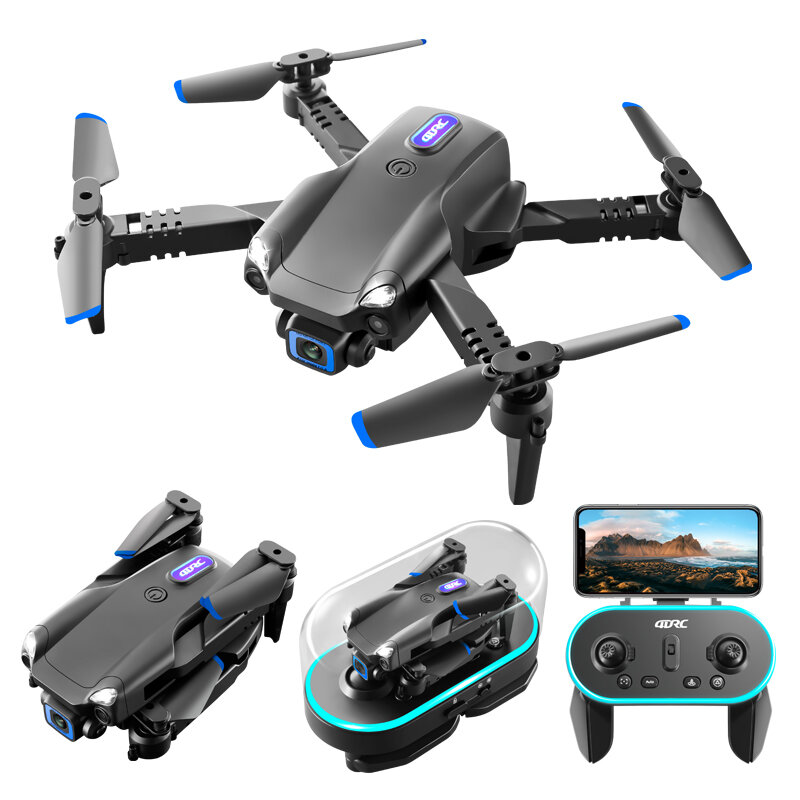 4DRC V20 ELF WiFi FPV with 6K Dual HD Camera 50x ZOOM Altitude Hold Mode LED Foldable RC Drone Quadcopter RTF