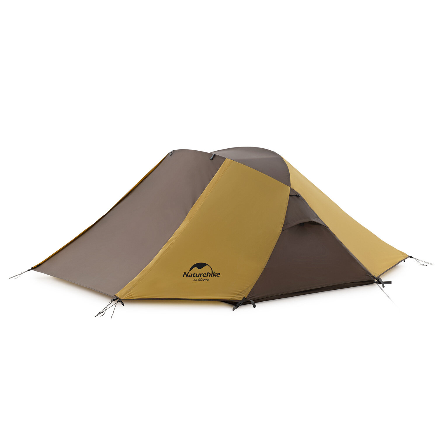 Tente pour deux personnes Naturehike avec structure en croix de papillon, imperméable et protection solaire, grande capacité pour le camping et les voyages en plein air.