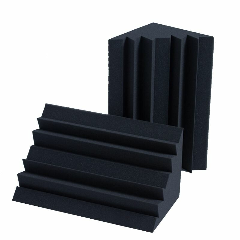 8Pcs Soundproof Foam Panels Noise Reduction Flame Retardant Acoustic Panels Tiles 12*12*24CM for Stu