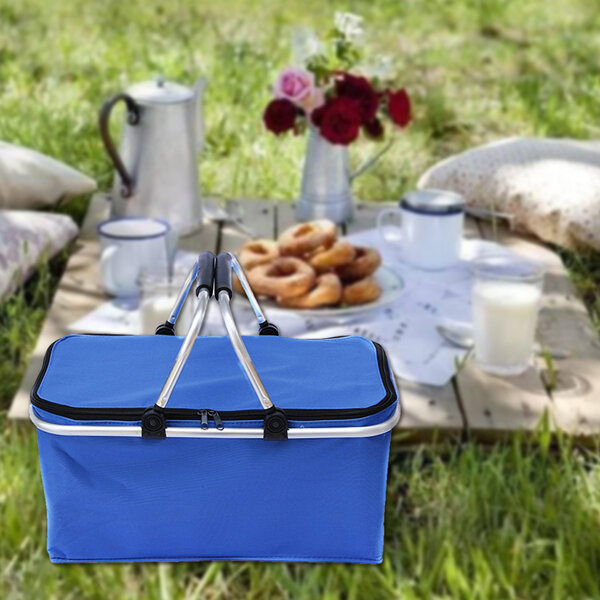 KC-BB474 Opvouwbare picknickmand Draagbare ge?soleerde campingkoeler Outdoor BBQ-voedselorganisator