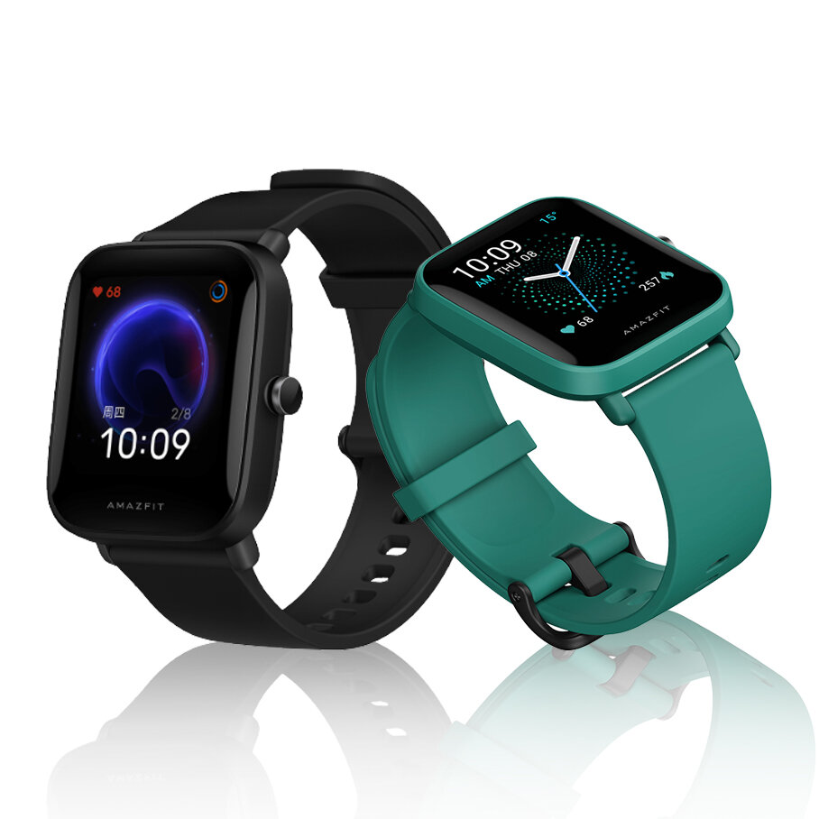 [Built-in GPS] Original Amazfit Bip U Pro 1.43 Inch Color Screen BT5.0 Blood Oxygen Monitor 60+ Sport Modes Tracker Smart Watch Global Version