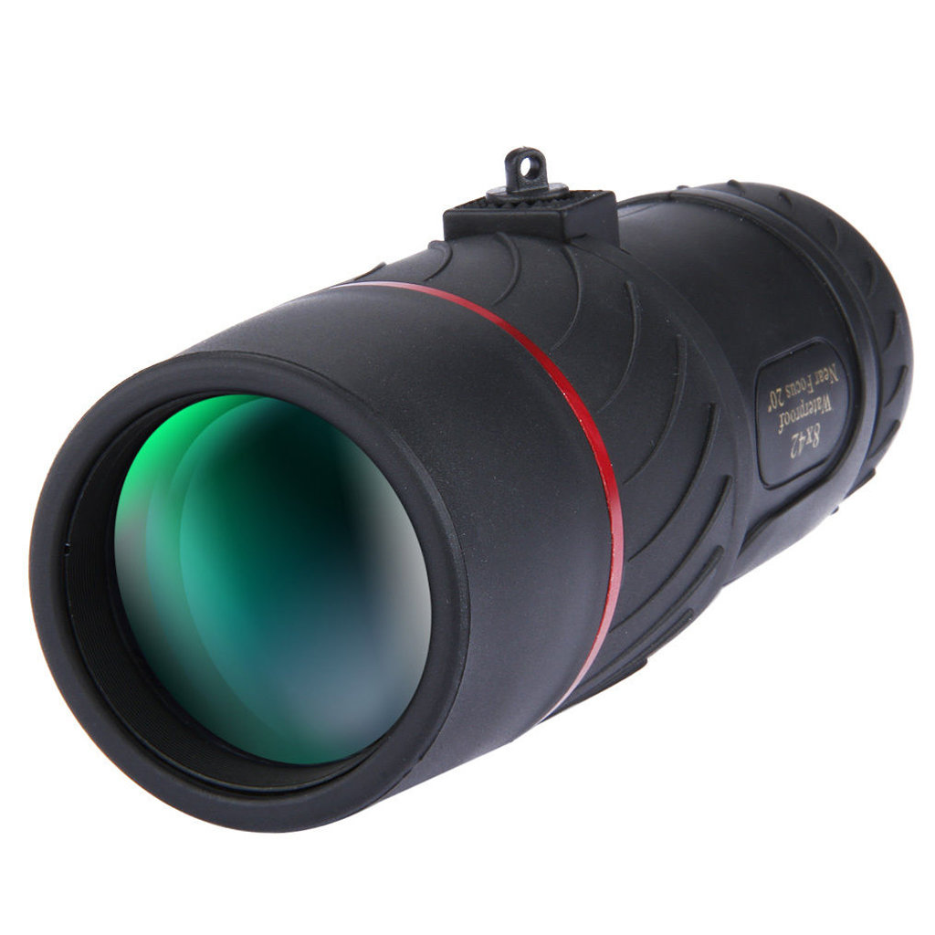 VISIONKING 8X42 Monocular Night Vision Not Infrared Telescope HD Optic Lens Eyepiece Travel Travel