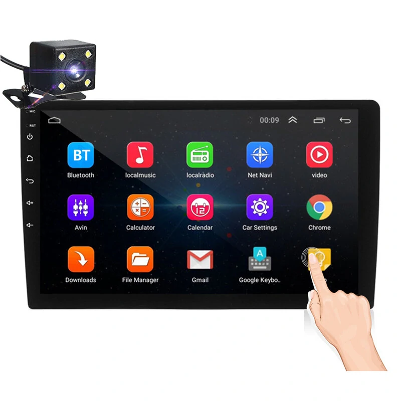 iMars 10.1 Inch 2Din for Android 10.0 Car Stereo Radio 2 32G IPS 2.5D Touch Screen MP5 Player GPS WIFI FM with Backup Camera
