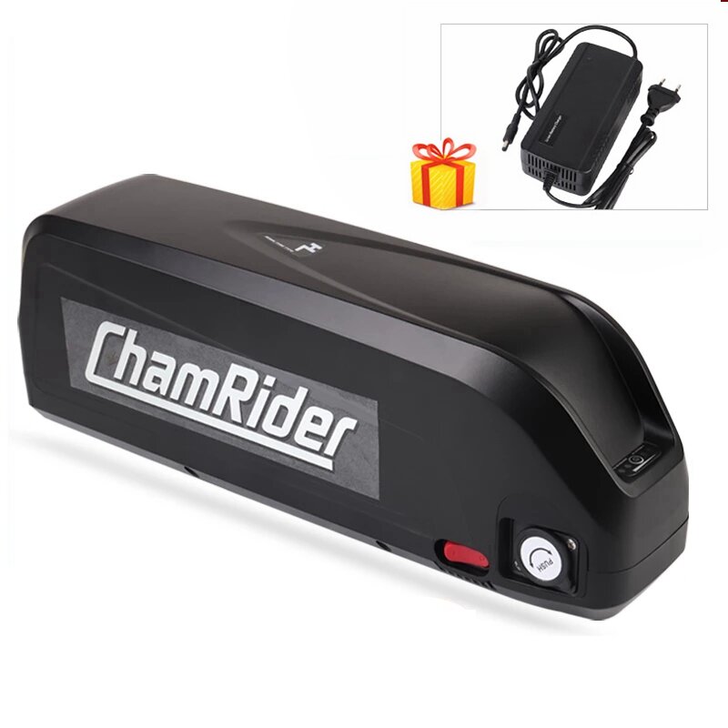 [EU Direct] ChamRider 48V 24AH 40Amp Ebike Batterij Hailong Max 4800mAh 21700 Mobiele 1500W Elektrische Fiets Batterij Met Oplader Conversie Kit