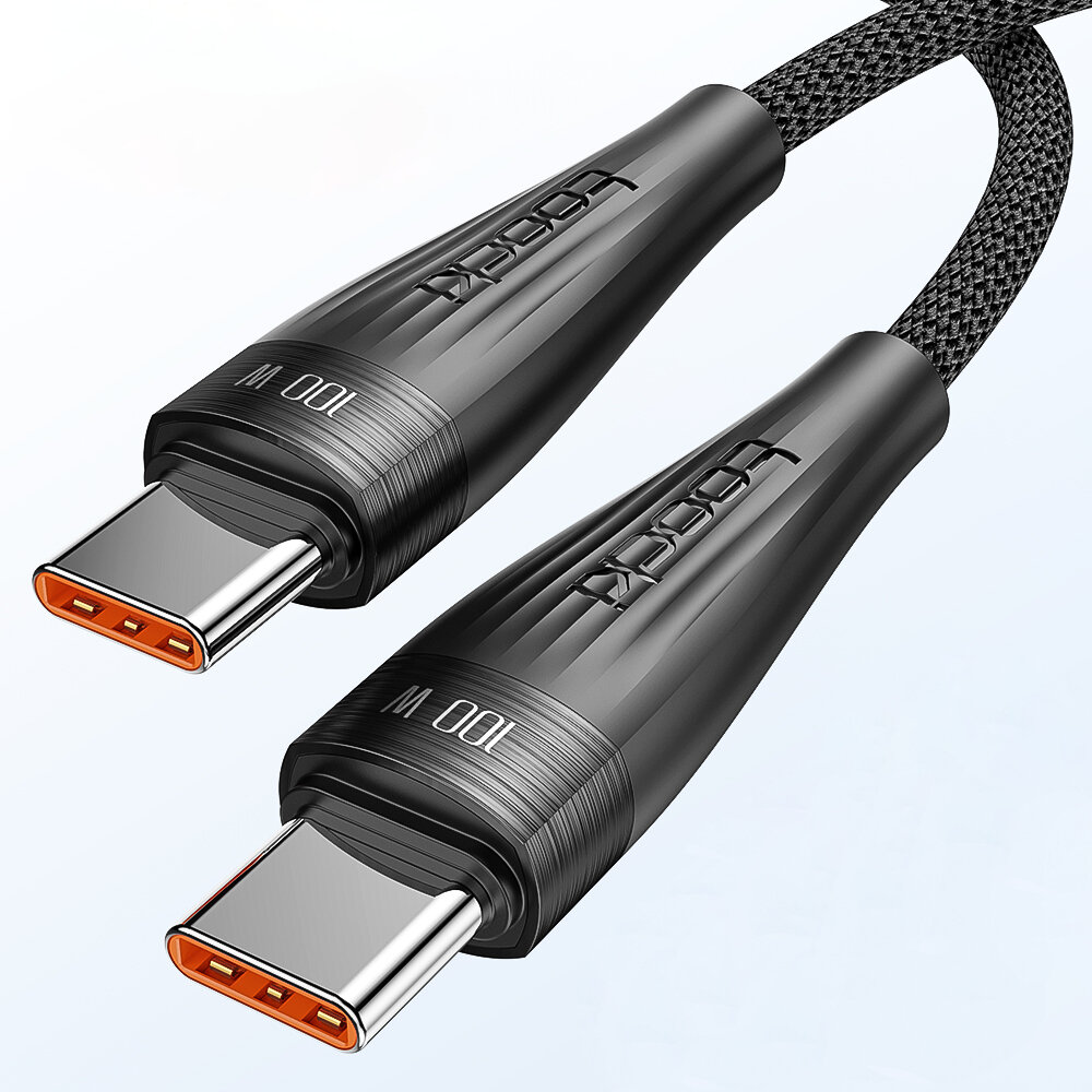 

Toocki PD 100W Type-C to Type-C Cable Fast Charging Data Transmission Copper Core Line 1M/2M Long For Samsung Galaxy S22