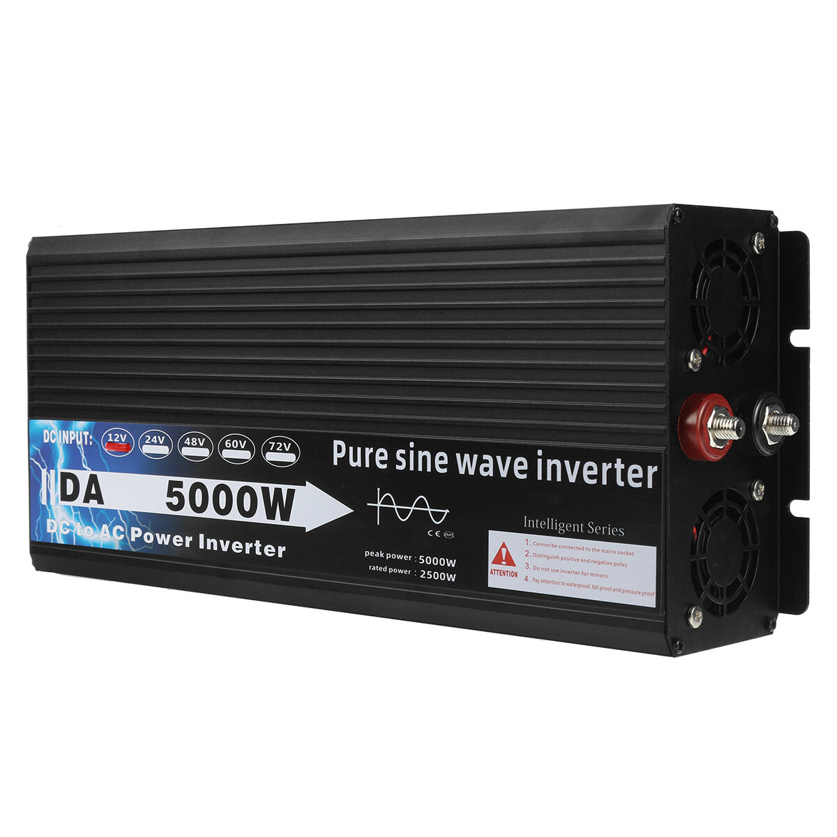 

12V to 220V/110V Pure Sine Wave Inverter 2200W/5000W DC AC Power Converter Car Remote RV