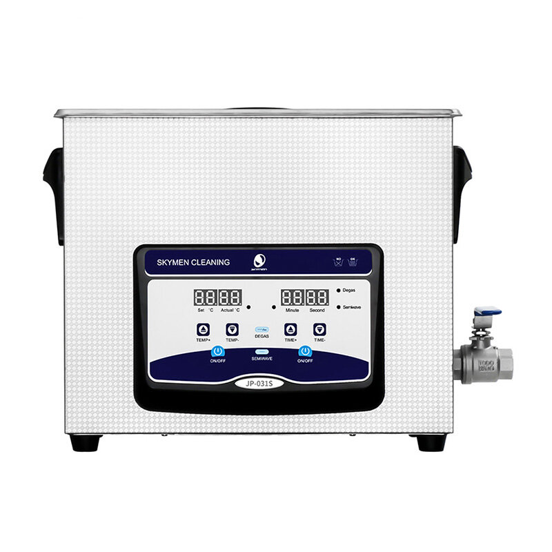 

SKYMEN JP-031S 6.5L 90W 180W Power Adjustable Digital Ultrasonic Cleaner Hardware Parts Circuit Board Washing Machine Wi
