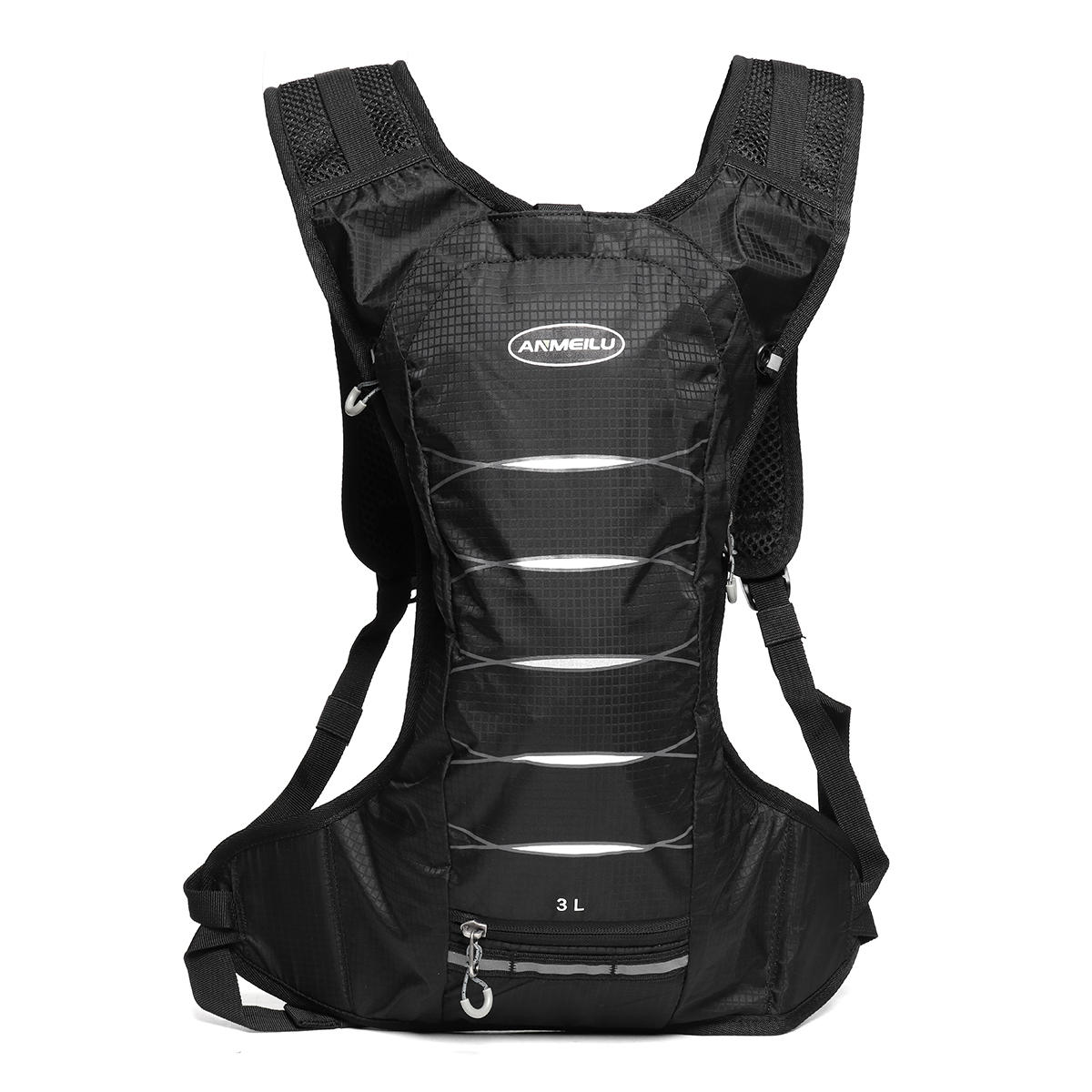 3L szabadtéri túrázó hegymászó táskák kerékpározás fekete hátizsák futás kerékpáros mellény sport kemping hidratálás