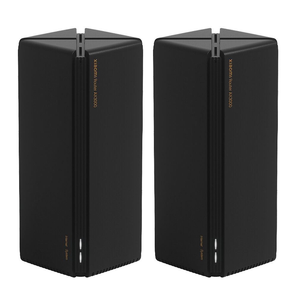 [2?Stuks]?Xiaomi?AX3000?WiFi6?Draadloze Router 2-Pack 3000Mbps 256MB Dual Band Thuis WiFi Router 5G 