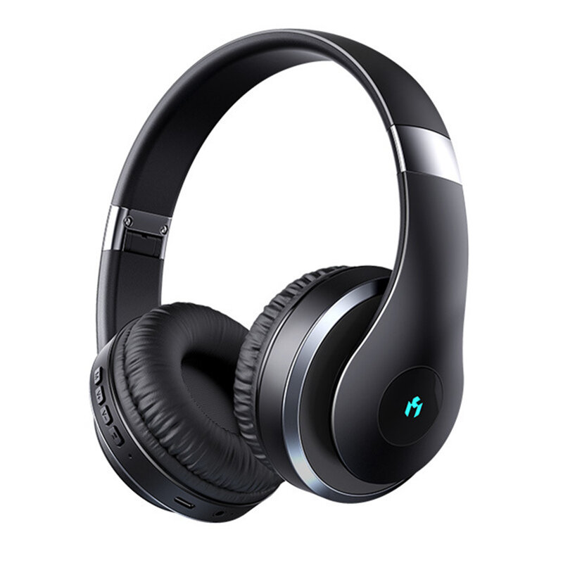 MC BH618 bluetooth 5.1 draadloze hoofdtelefoon Over-ear opvouwbare 3D-stereohoofdtelefoon 60 uur muz