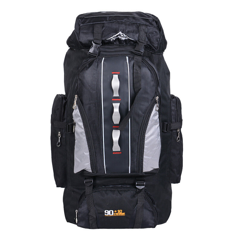 100 л Большой рюкзак для альпинизма Nylon Рюкзак Водонепроницаемы Спортивный туристический рюкзак для путешествий