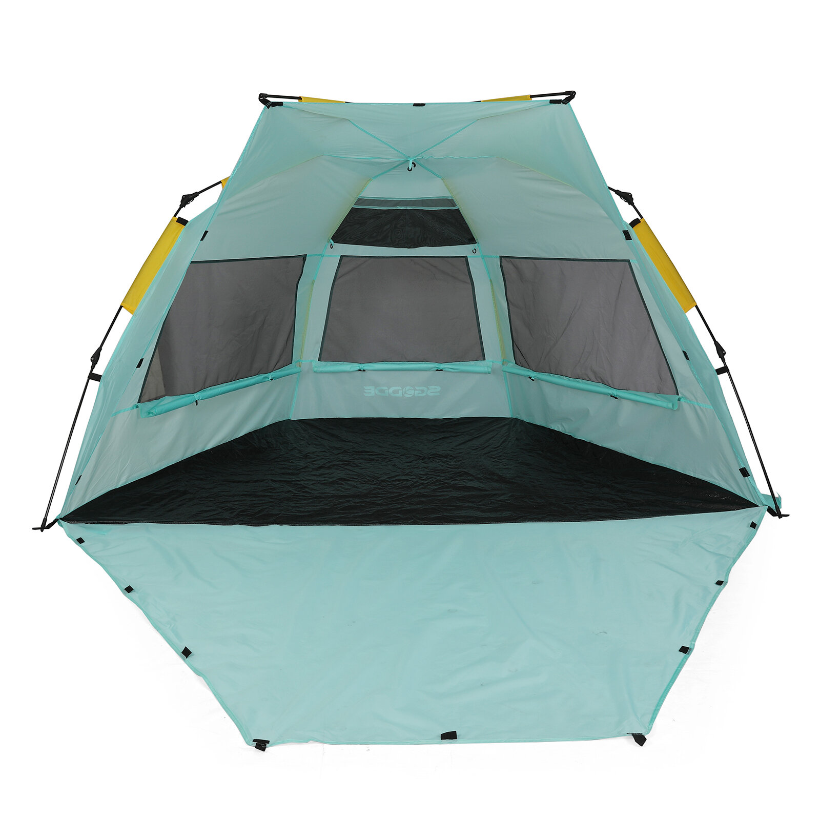 3-4 человека 210T Кемпинг Палатка Водонепроницаемы и UP50 + UV Устойчивая На открытом воздухе Кемпинг Пляжный Палатка
