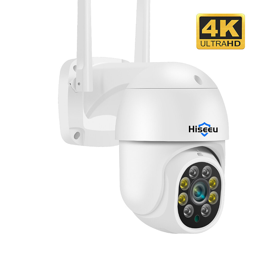 

Hiseeu WHD315 4K 5MP WiFi Camera Intelligent Night Vision Two-way Audio AI Human Detection IP66 Waterproof Support TF Ca