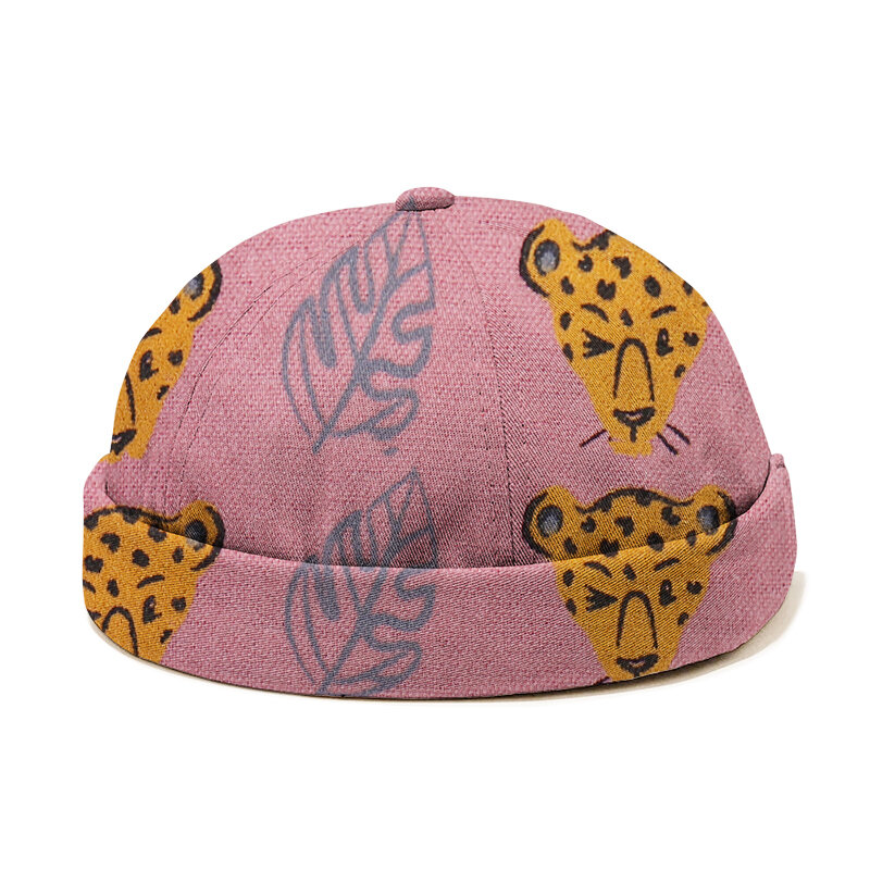 

Banggood Дизайн Мужчины Леопард Лист Симпатичные Шаблон Повседневная шапка Landlord Cap Череп Кепка