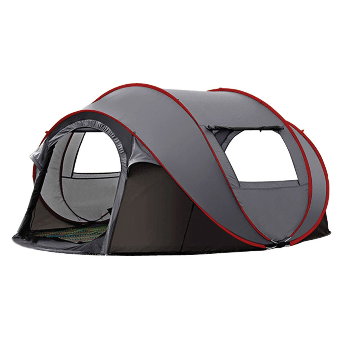 4-5 Person Camping Tent 210D Oxford Cloth Fully Automatic Speed Open Camping Tent