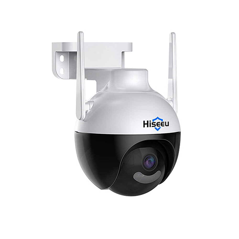 Hiseeu 4K 8MP WiFi-beveiligingscamera Outdoor Intelligente PTZ 2-weg audiocamera Nachtzicht AI Mense