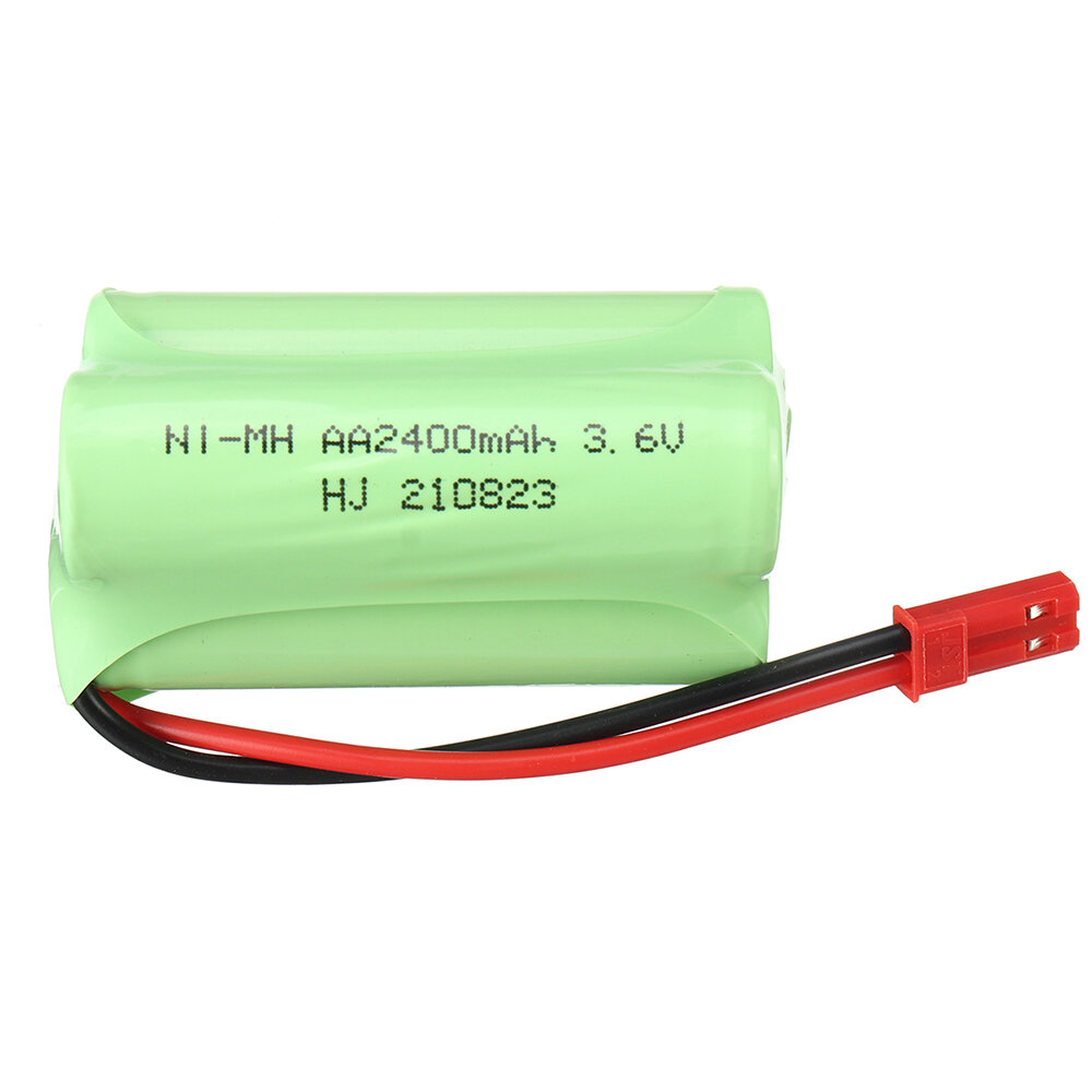 HJ 3.6V 2400mAh AA NI-MH-batterij JST/SM-stekker voor RC-auto