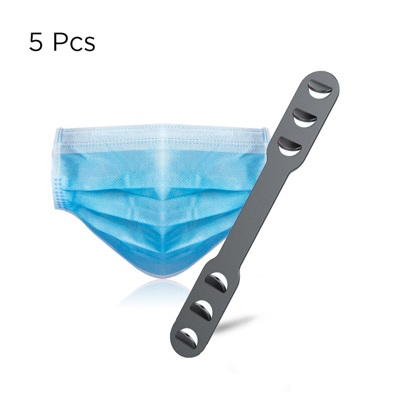 5 stuks 3 modi verstelbare antislip gezichtsmasker oorgrepen maskers gesp houder gehoorbescherming v