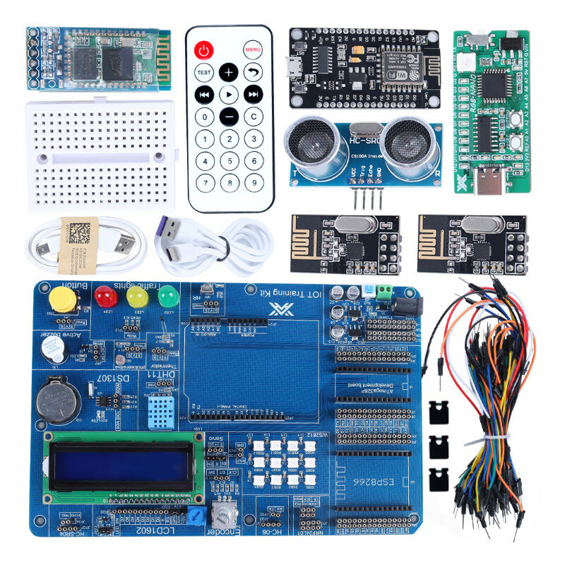 Starter Kit For ATmega328p ESP8266 CH340G Development Board For Arduino DIY Programming Electronic Projects