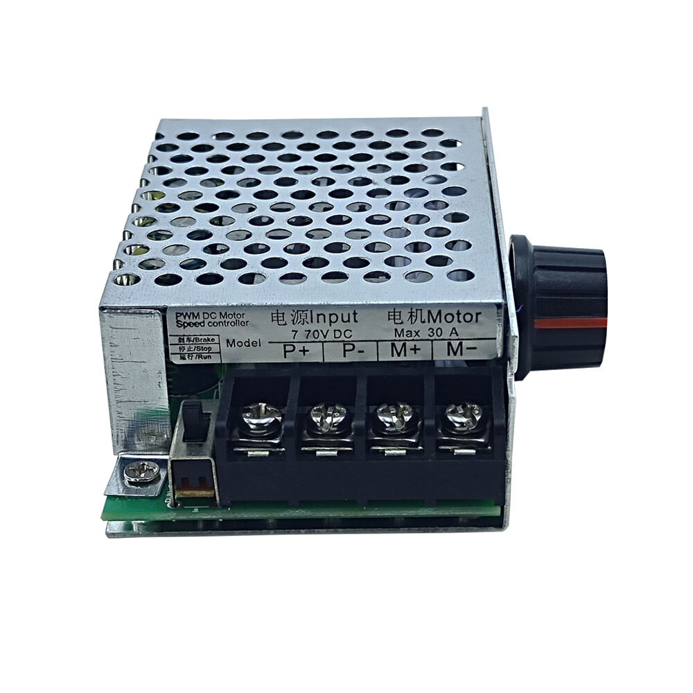 7-70V 30A PWM DC Motor Speed Controller Switch Control 12V 24V 36V 48V 70V
