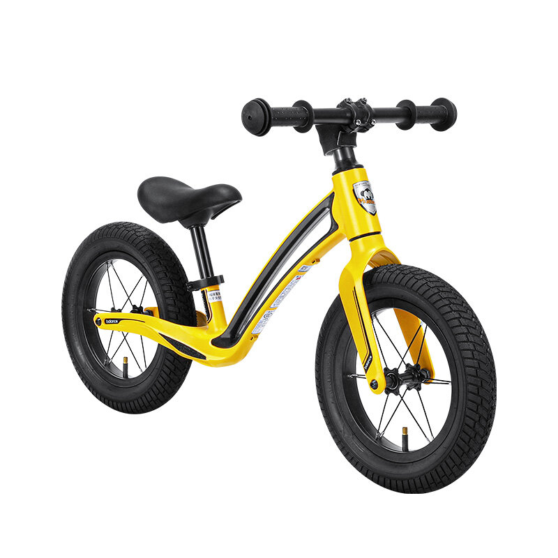 دراجة توازن للأطفال من Montasen F805 12 بوصة بدون دواسات ارتفاع قابل للتعديل مشاية للأطفال بعمر 80-120 سم 2-6 سنوات هدية