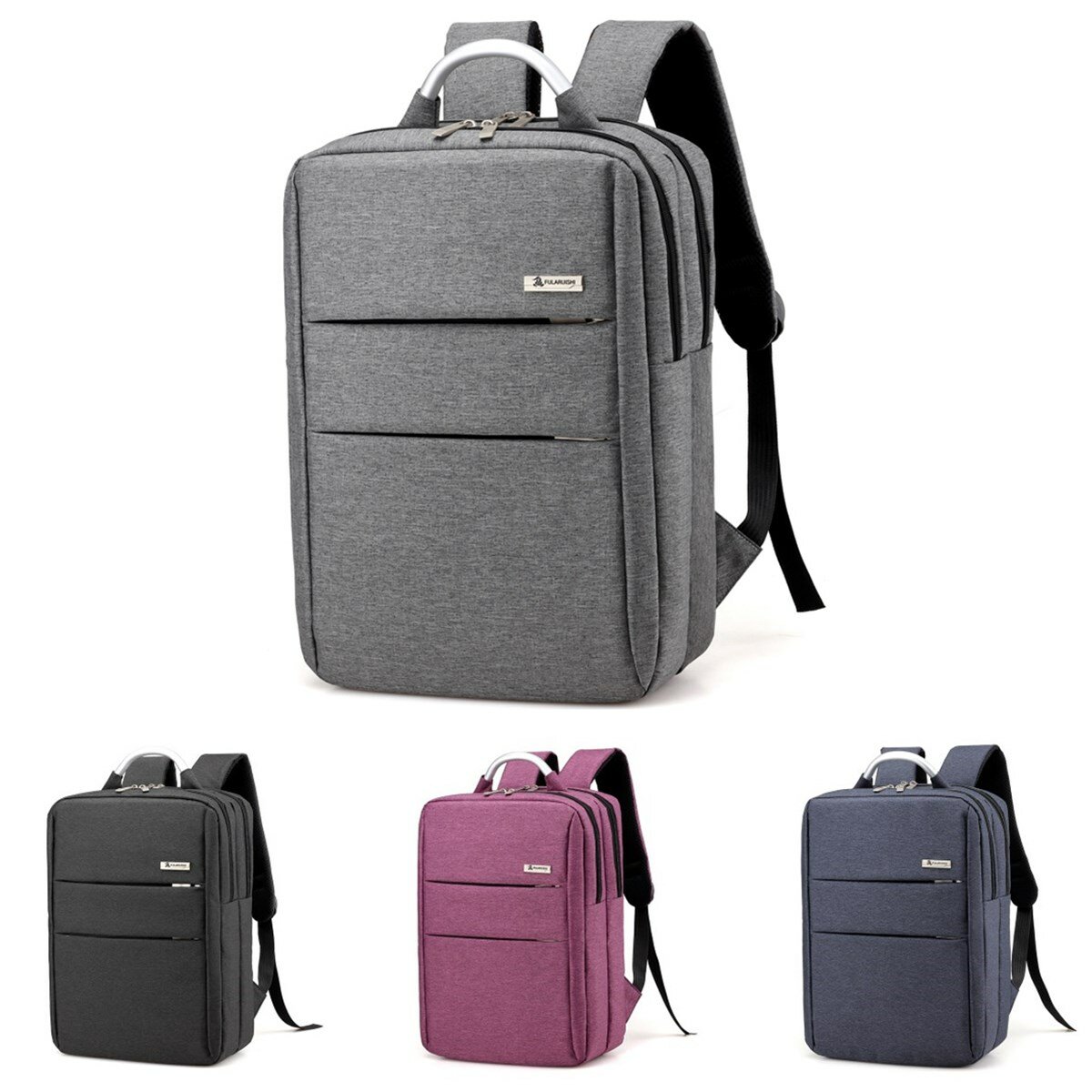 Bolsa para laptop masculina e feminina à prova d'água, mochila para viagem, mochila escolar, bolsas de ombro