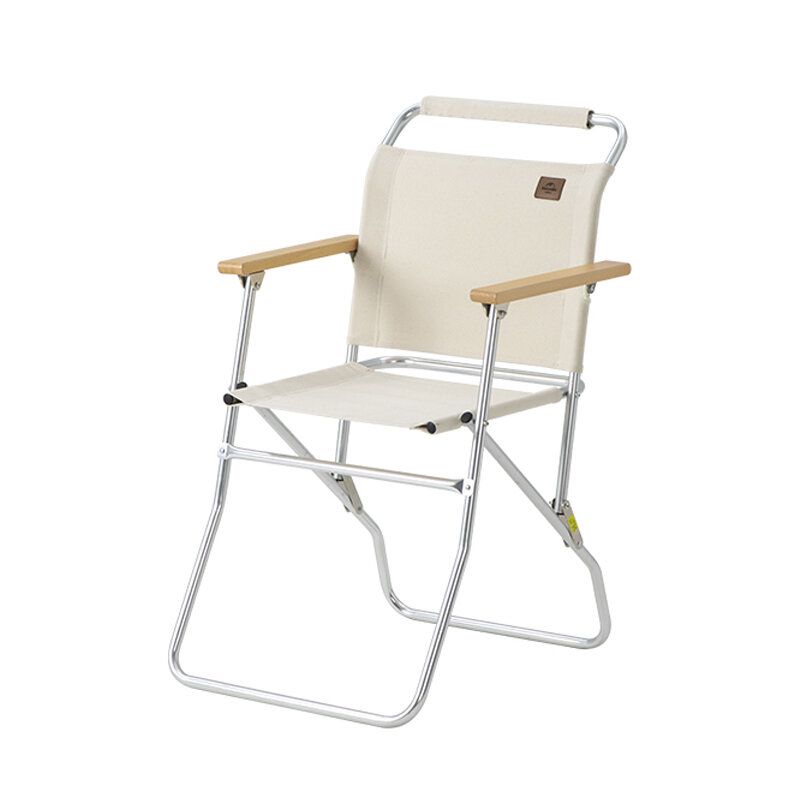 Naturehike Max Load 120KG Chaise pliante haute en aluminium avec rangement portable Chaise de loisirs pour camping, pêche, jardin