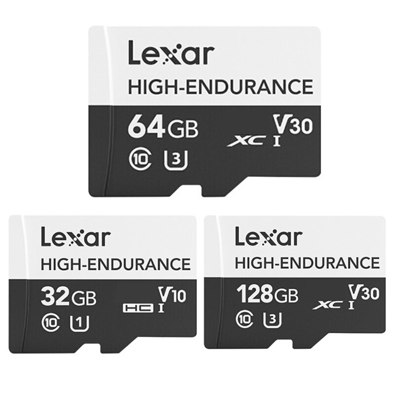 

32/64/128 ГБ High-Endurance UHS-I Class 10 Высокоскоростная запись видео Хранение IPX7 Водонепроницаемы Карта памяти TF