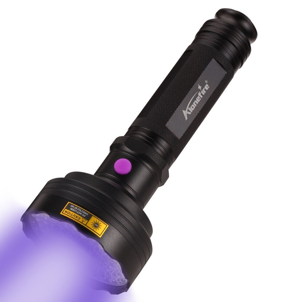 Alonefire SV20 100LED 395nm UV Flashlight Wavelength Black Light Sterilization Lamp for Pet Urine Dry Stains