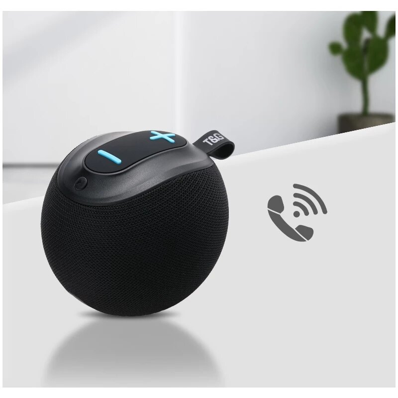 TG623 Mini Bluetooth-luidspreker TWS Stereo HiFi-ondersteuning Handsfree bellen / TF-kaart / U-schij