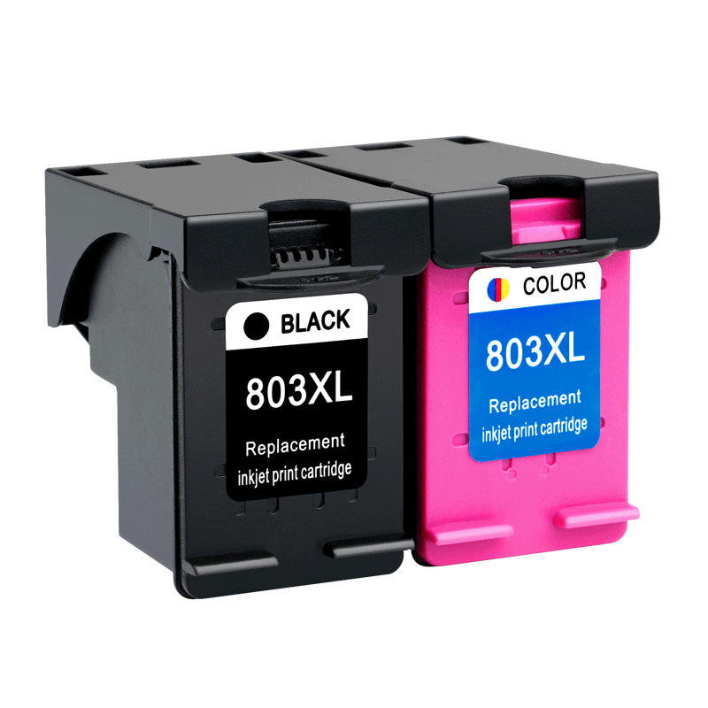 CMYK-supplies 803XL HP803 XL compatibele inktcartridge voor HP Deskjet 1111 1112 2131 2132 3630 3632