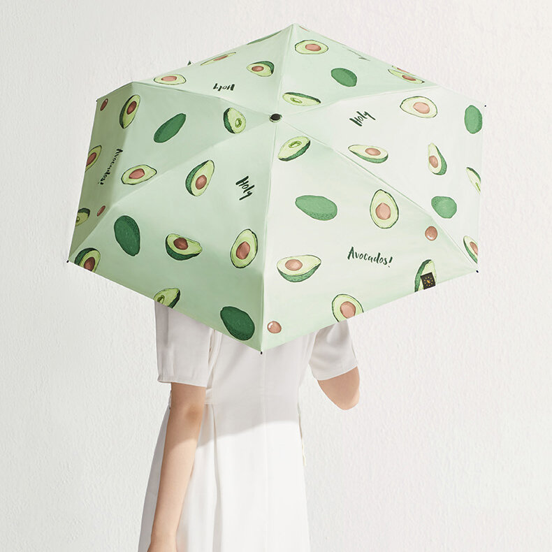

Beneunder Mini Складной зонт от солнца и дождя UPF 50+ LRC Винил 99% UV Защитный двухслойный 349 г печатный зонт
