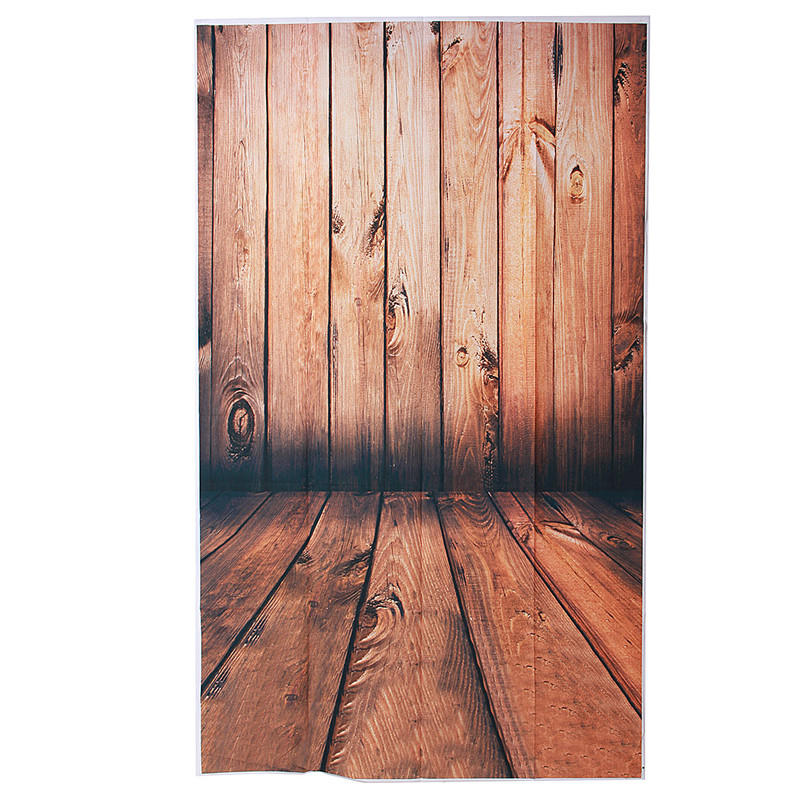 3x5FT Vinyl Wood Wall Floor Photography Backdrop Background Studio Prop
