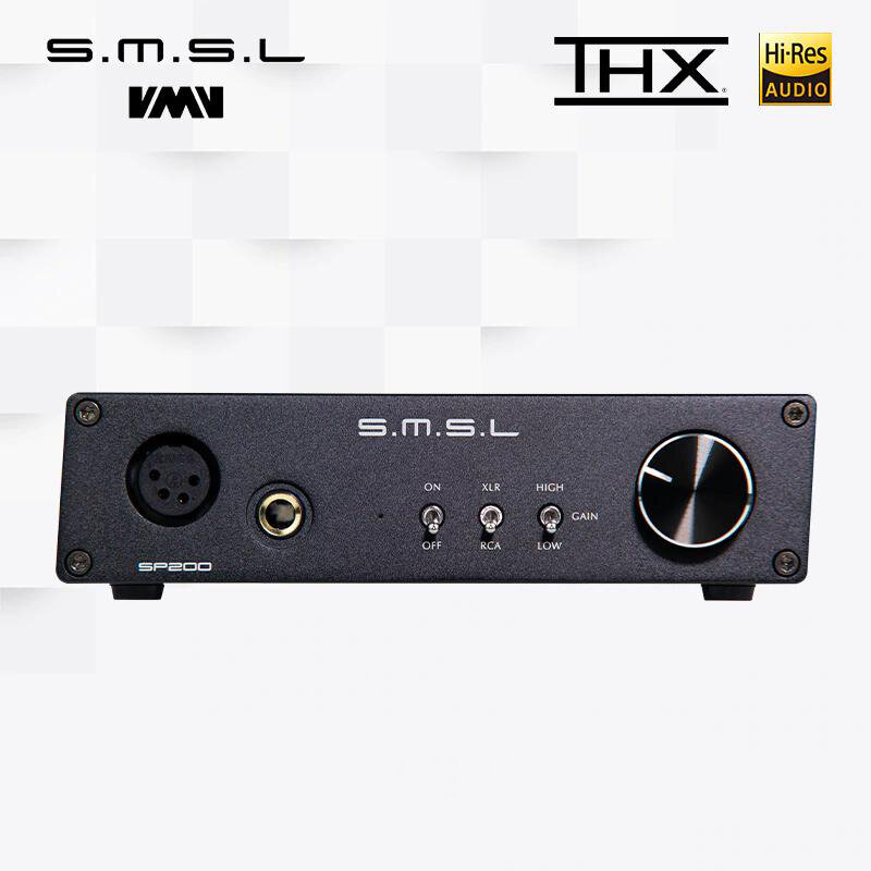 

SMSL SP200 THX AAA 888 Technology Stereo Balanced Headphone Amplifier with XLR RCA Input