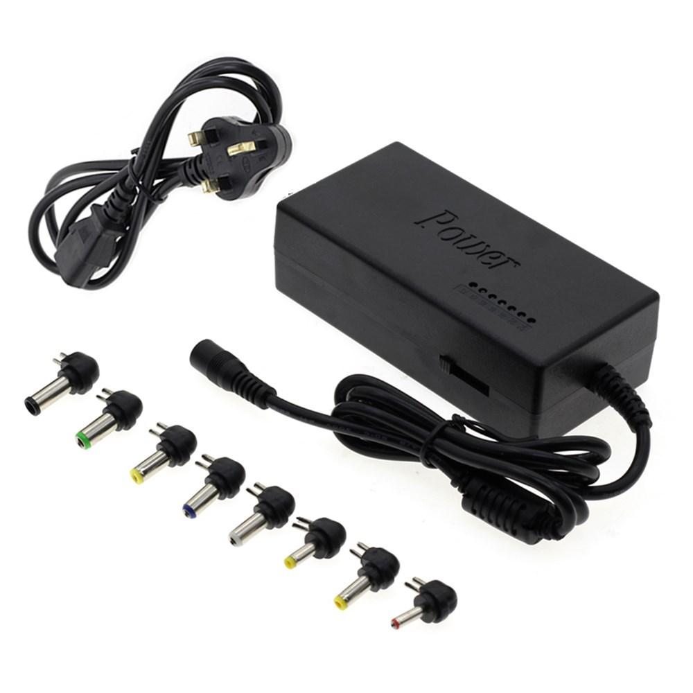 

AC110-240V To DC12-24V 96W Power Adapter Universal Charger UK Plug with 8PCS Swappable Connectors