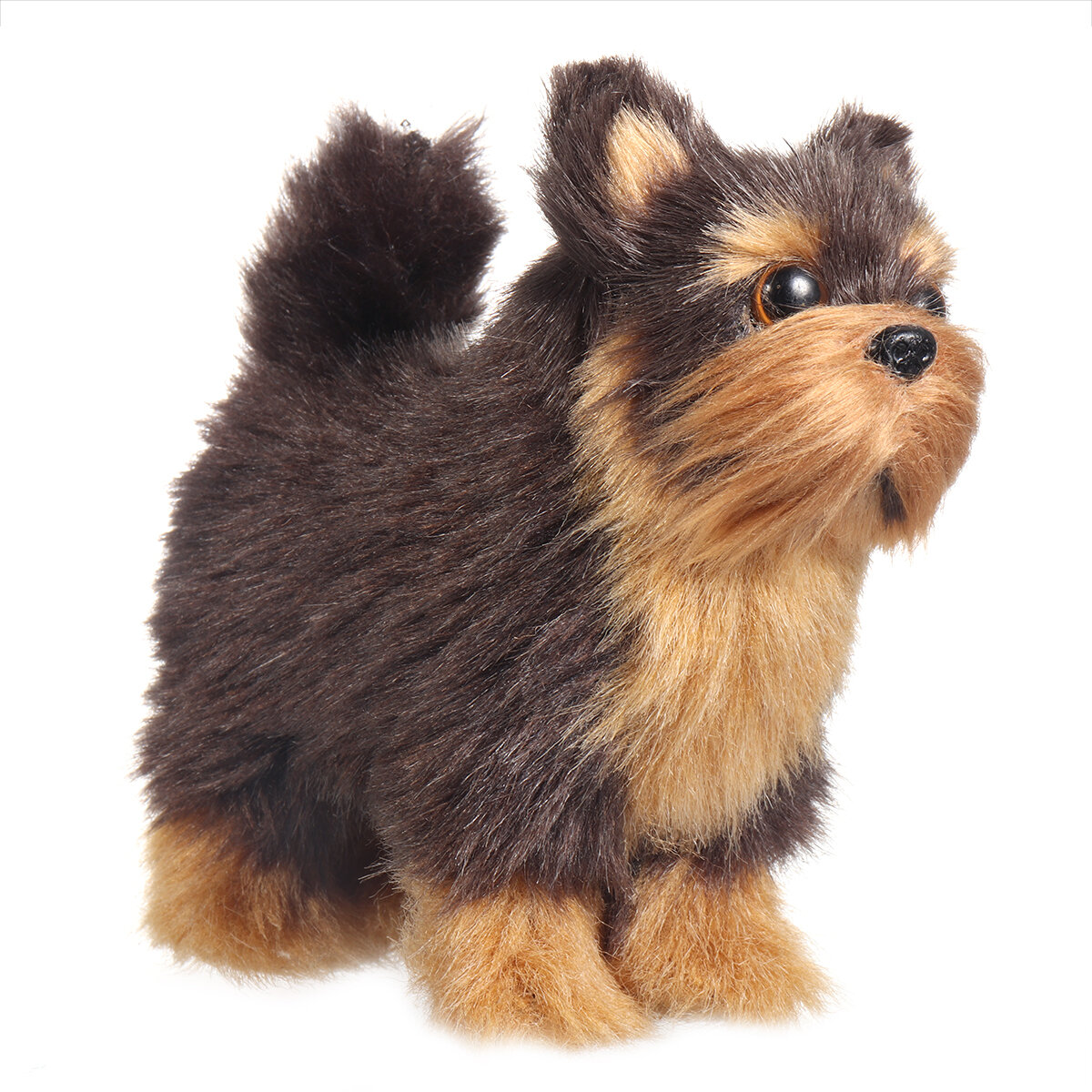 Yorkshires Terrier Realistische Simulatie Pluche Hond Levensechte Dieren Poppen Speelgoed voor Woond