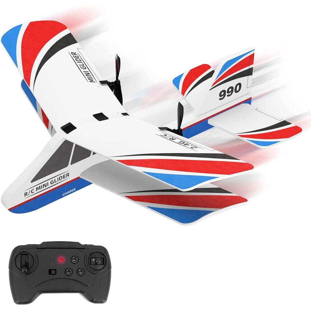 

990 FLY NG ELF 2.4G 3CH MMP Mini Glider RC Airplane Biplane for Beginners