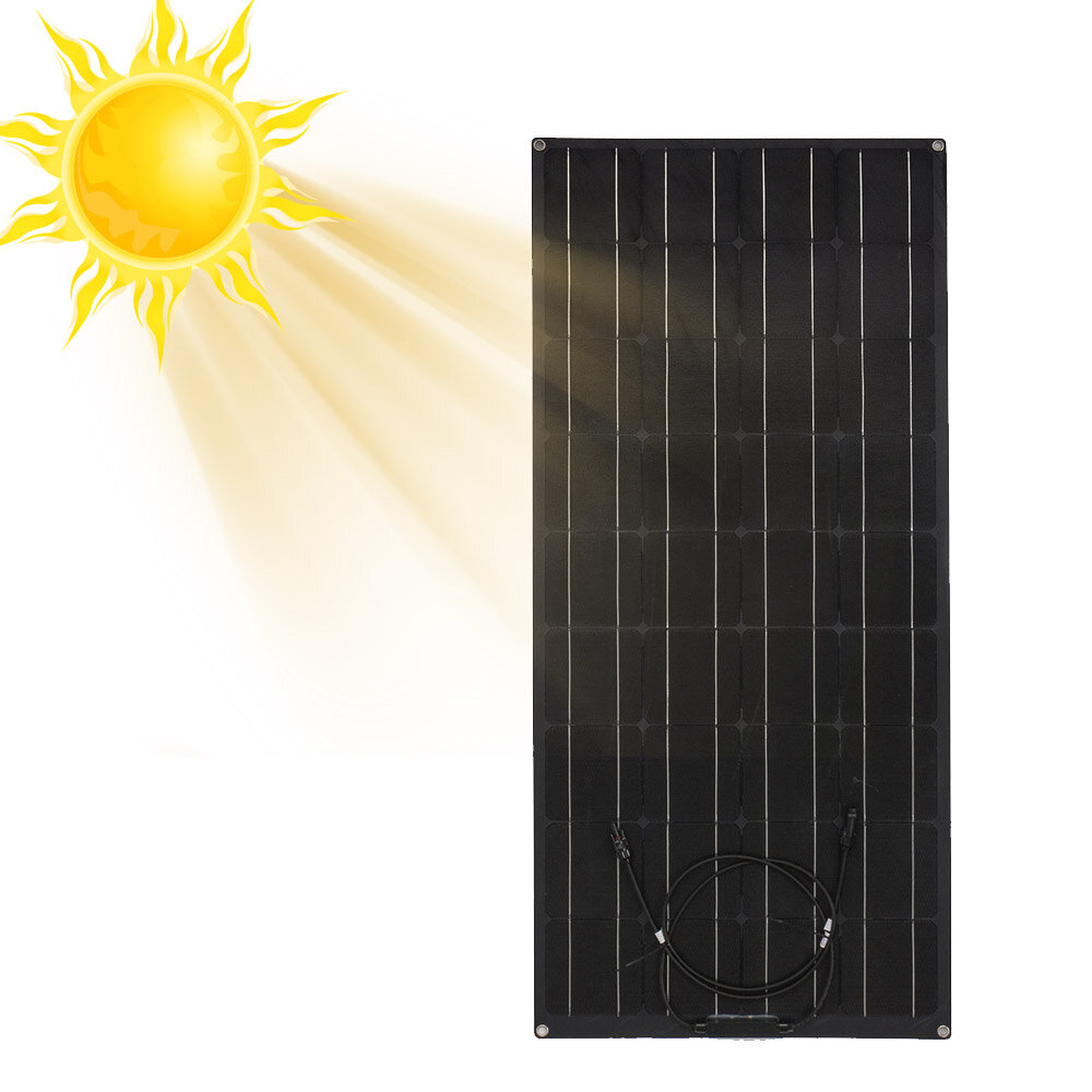 100W solare Caricatore portatile da pannello luce a led Energia solare Generatore di corrente ad alta efficienza cellulare campeggio Car Boat Home