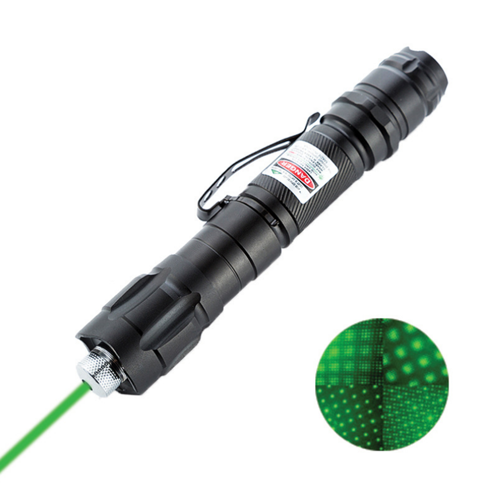 009 Green Laser Pointer Pen Long Shots Lasting Chargeable PPT Laser Page Pen Light Adjust with Pen Clip