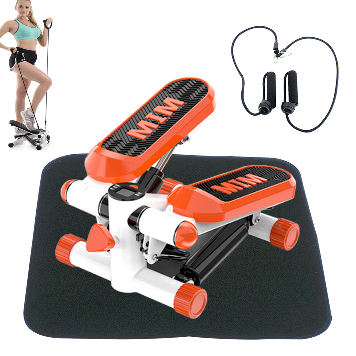 Fitness Mini Stepper Leg Trainer Cardio Sports Pedal Exerciser Fitness Sport Home Exercise Tools