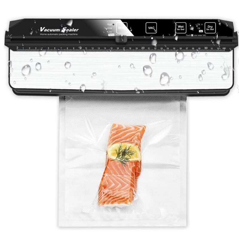 

Electric Vacuum Sealer Packaging Machine For Home Kitchen Including 15pcs Food Saver Bags Commercial Vacuum Food Sealing