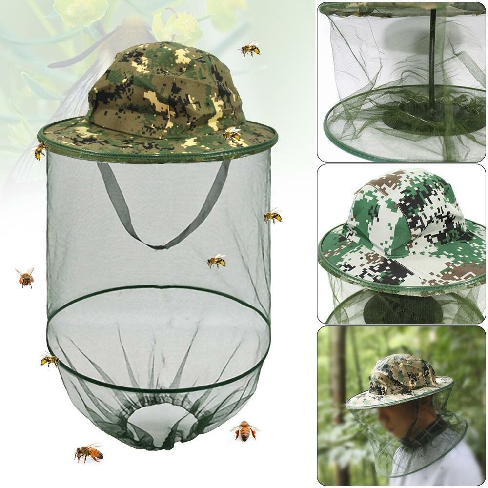 ZANLURE Anti Mosquito Vissen Cap Bug Bee Insect Mesh Hoed Hoofd Gezichtsmasker Beschermer Ademend An