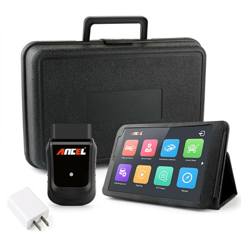 Ancel X5 + Win10 Tablet Diagnostic Tool ABS EPB Airbag DPF Reset Volledig systeem OBD2 Scanner Wifi 