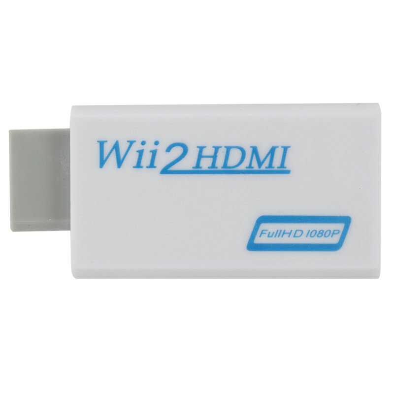 Draagbare Wii naar HDMI Wii 2 HDMI Full HD TV-converter Audio / video-uitgangsadapter